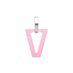 MONO ORECCHINO VALENTINA FERRAGNI UALI PINK SILVER