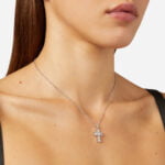 COLLANA PENDENTE CHIARA FERRAGNI BOLD CROSS SMALL - immagine 2