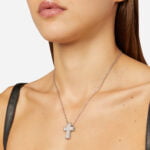 COLLANA PENDENTE CHIARA FERRAGNI SQUARED CROSS - immagine 2