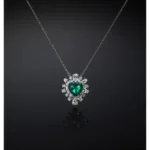 COLLANA CHIARA FERRAGNI PENDENTE CUORE EMERALD - immagine 2