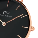 OROLOGIO DANIEL WELLINGTON  PETITE MELROSE ROSE BLACK 32 MM - immagine 2