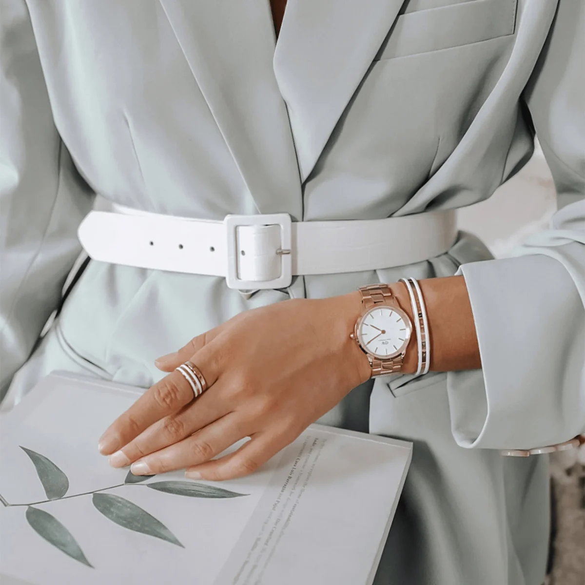 OROLOGIO DANIEL WELLINGTON ICONIC LINK ROSE GOLD - immagine 5