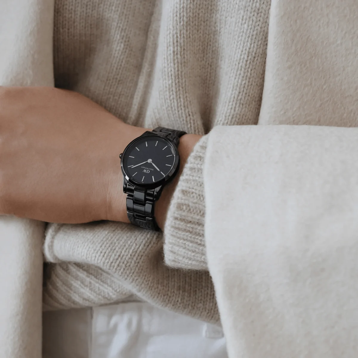 OROLOGIO DANIEL WELLINGTON ICONIC LINK BLACK 32 MM - immagine 6