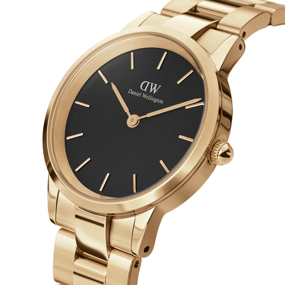 OROLOGIO DANIEL WELLINGTON ICONIC LINK GOLD BLACK - immagine 2