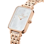 OROLOGIO DANIEL WELLINGTON QUADRO LINK ROSE GOLD LUMINE - immagine 3
