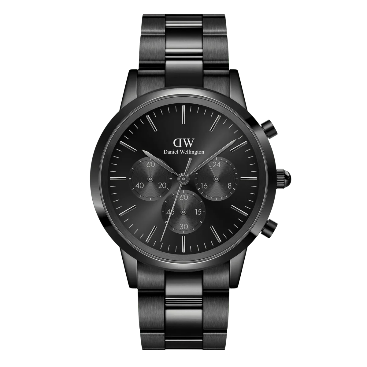 OROLOGIO DANIEL WELLINGTON ICONIC CHRONOGRAPH BLACK - immagine 1