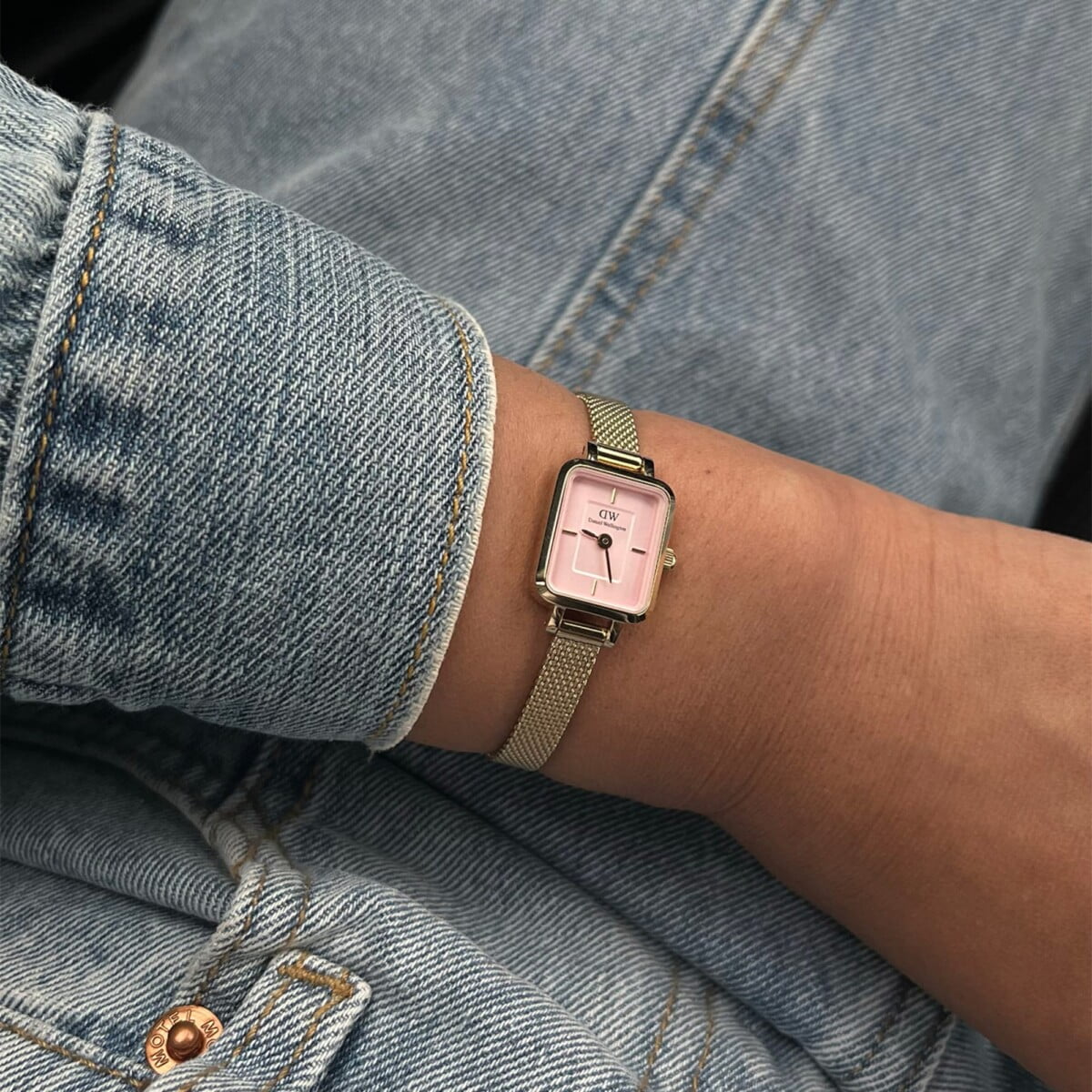 OROLOGIO DANIEL WELLINGTON  MICRO EVERGOLD GOLD PINK 15 MM - immagine 2