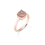 ANELLO AMEN RAMATO CON CREEK STONE E ZIRCONI MARRONI