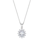 COLLANA AMEN ROYAL LADY ZIRCONE BIANCO