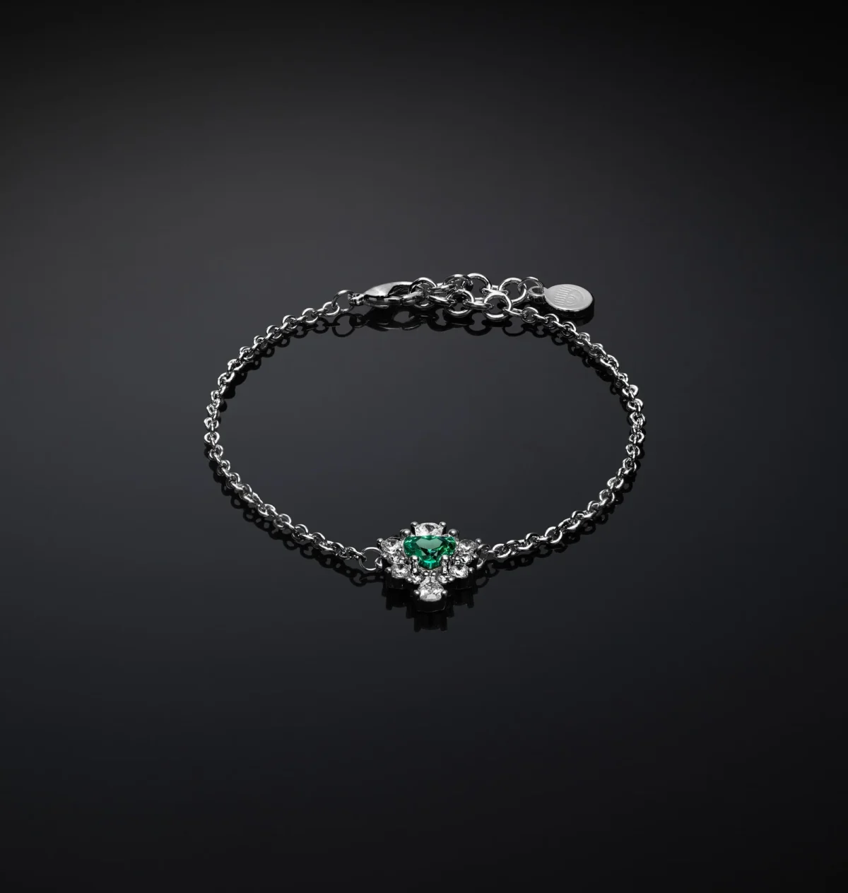 BRACCIALE CHIARA FERRAGNI CUORE EMERALD - immagine 2