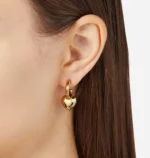 ORECCHINI CHIARA FERRAGNI A CERCHIO BOLD HEART