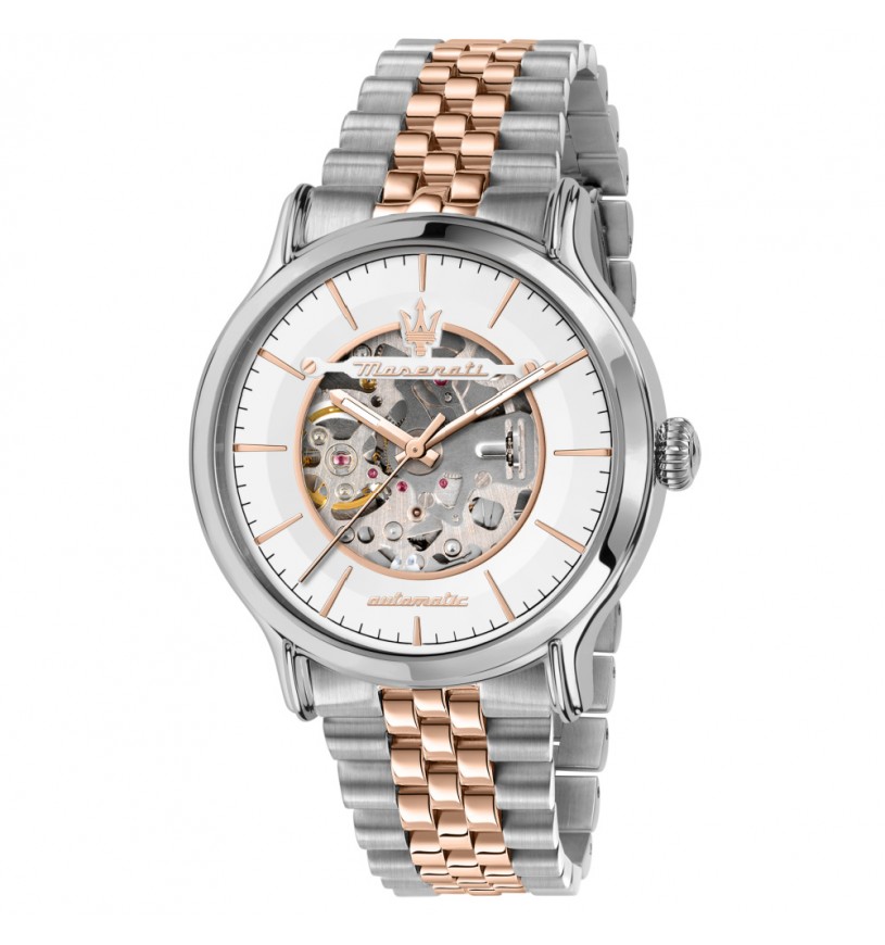 Maserati Orologio Uomo R8851121003 - Quarzo, Cassa 52x44 Mm, Quadrante Blu Sunray, Pelle