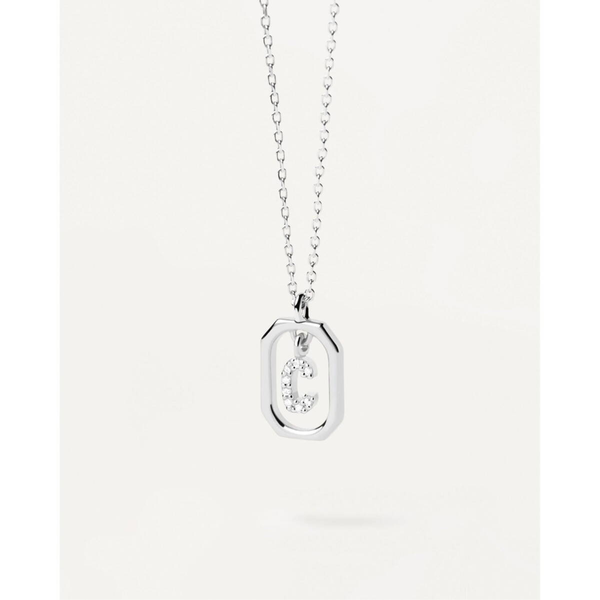 Collana PdPaola Lettera Mini Silver - immagine 1