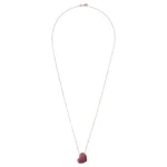 Collana BRONZALLURE Pendente Cuore Pavé Rosa - immagine 3