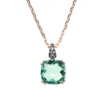 Collana BRONZALLURE Prisma Gem Verde