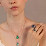 Collana BRONZALLURE Prisma Gem Verde - immagine 2