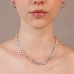 Collana BRONZALLURE Catena Pavé - immagine 2
