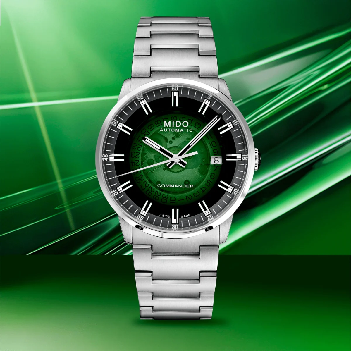 Mido - Orologio Commander Gradient Verde - immagine 5