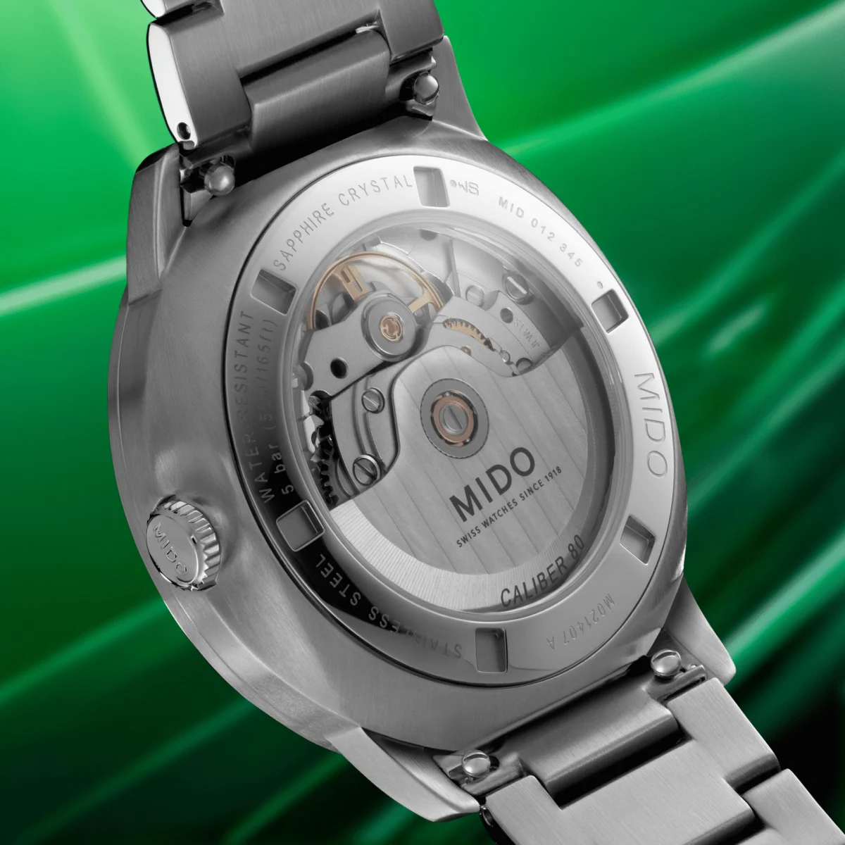Mido - Orologio Commander Gradient Verde - immagine 7