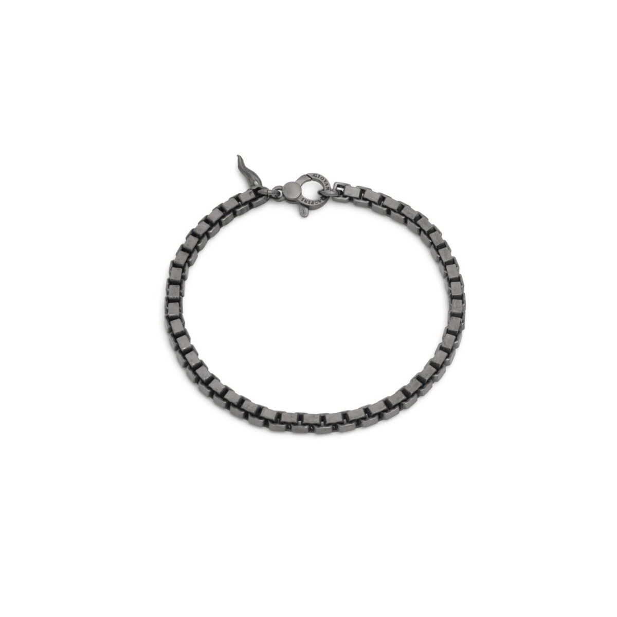 Giovanni Raspini - Bracciale Maglia Quadra Black - immagine 1