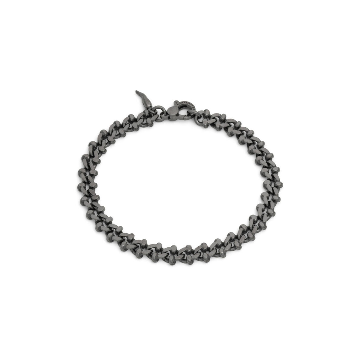 Giovanni Raspini - Bracciale Maglia Crab Black - immagine 1