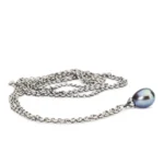 Trollbeads - Collana Fantasia con Perla Pavone