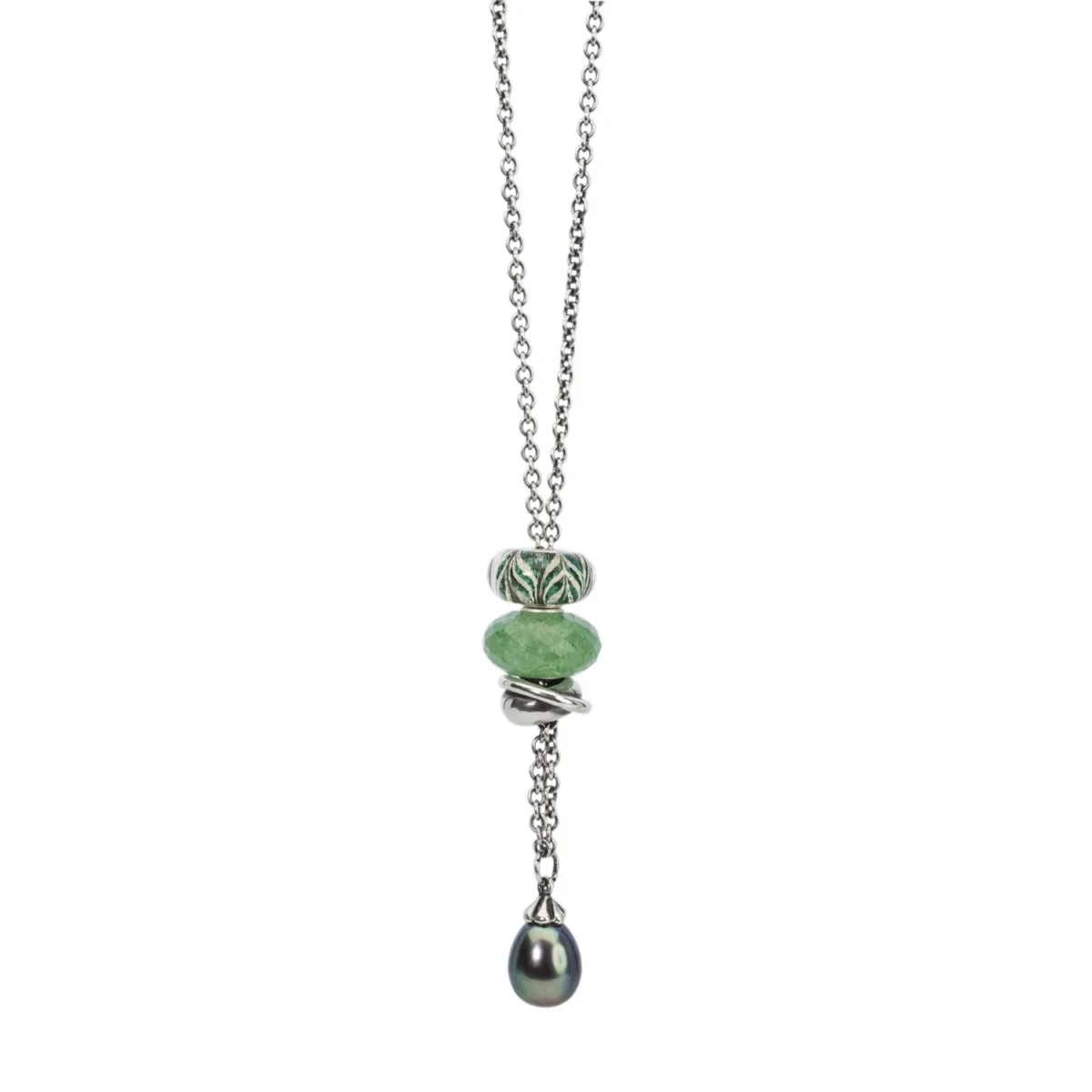 Trollbeads - Collana Fantasia con Perla Pavone - immagine 3