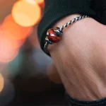 Trollbeads - Calcedonio rosso con Ematite - immagine 2