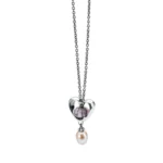 Trollbeads - Collana d'Argento con Perla Rosa - immagine 3
