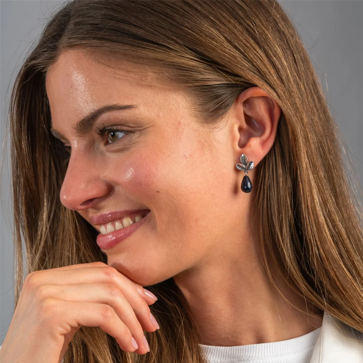 Trollbeads - Orecchini Foglie della Forza - immagine 2