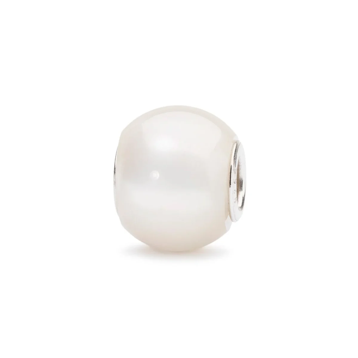 Trollbeads - Pietra di Luna Bianca Rotonda - immagine 1
