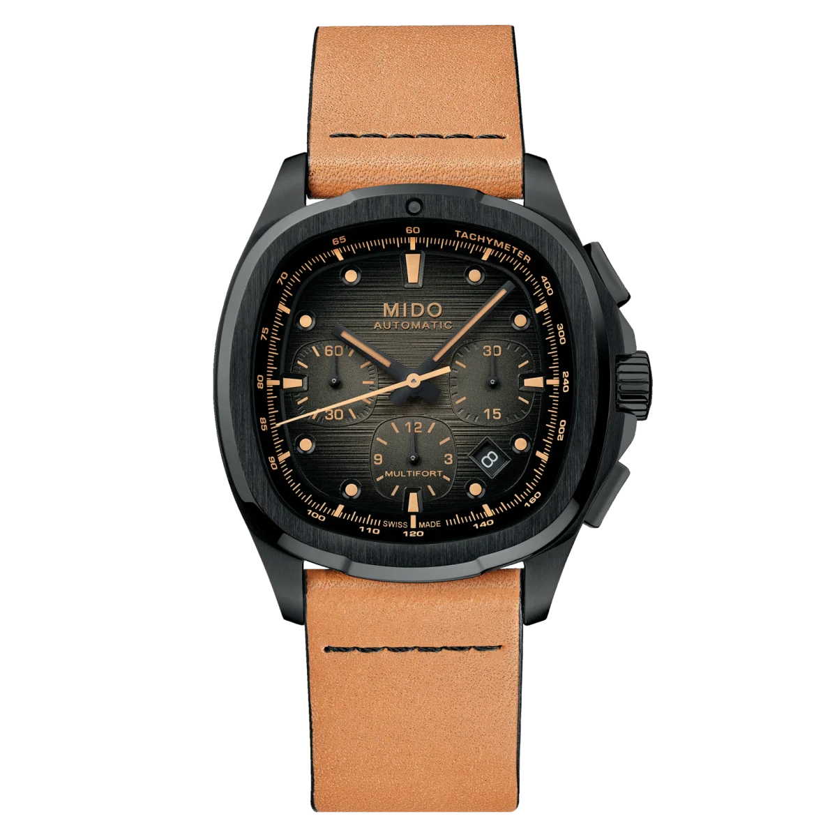 Mido - Orologio Multifort TV Chronograph PVD Nero - immagine 2