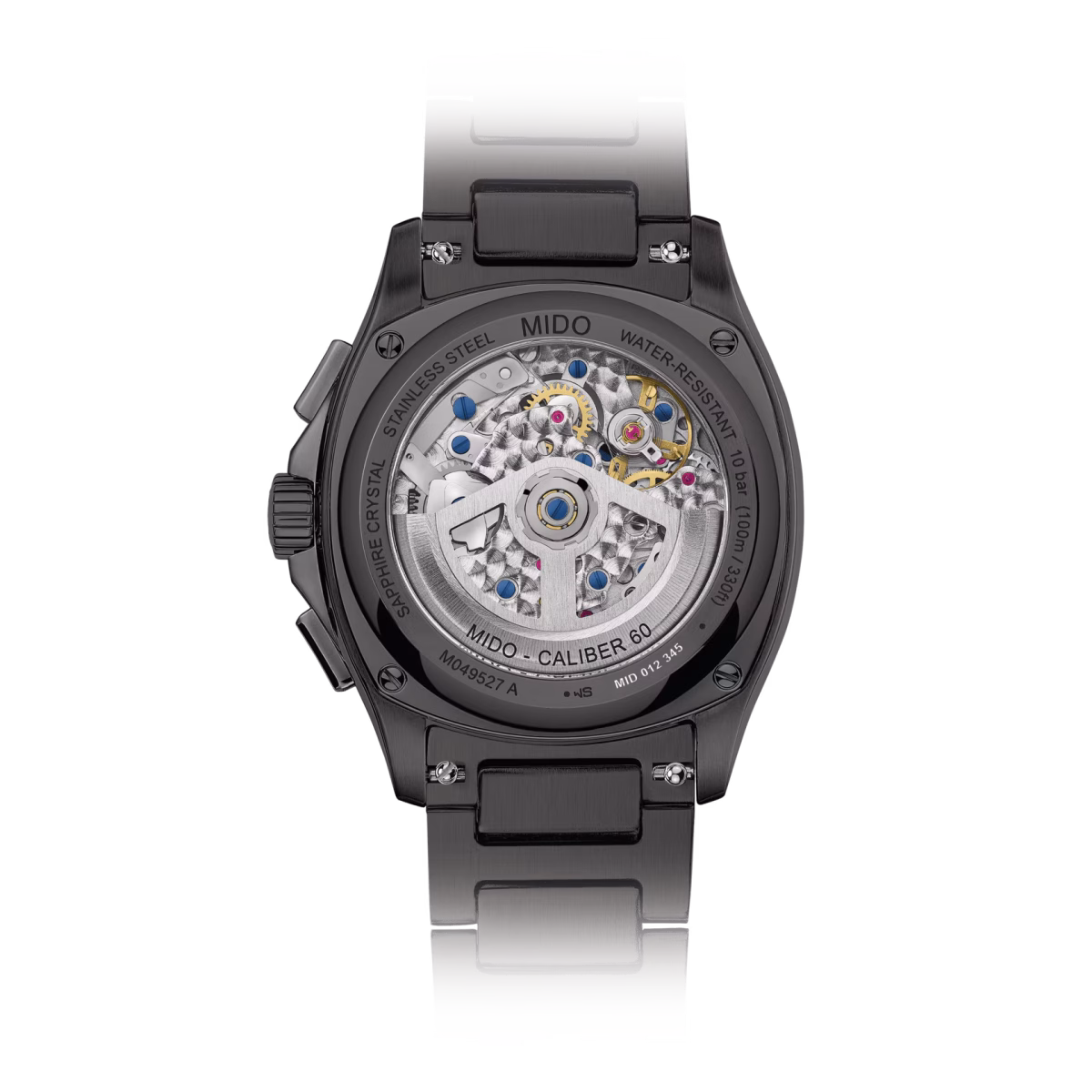 Mido - Orologio Multifort TV Chronograph PVD Nero - immagine 3