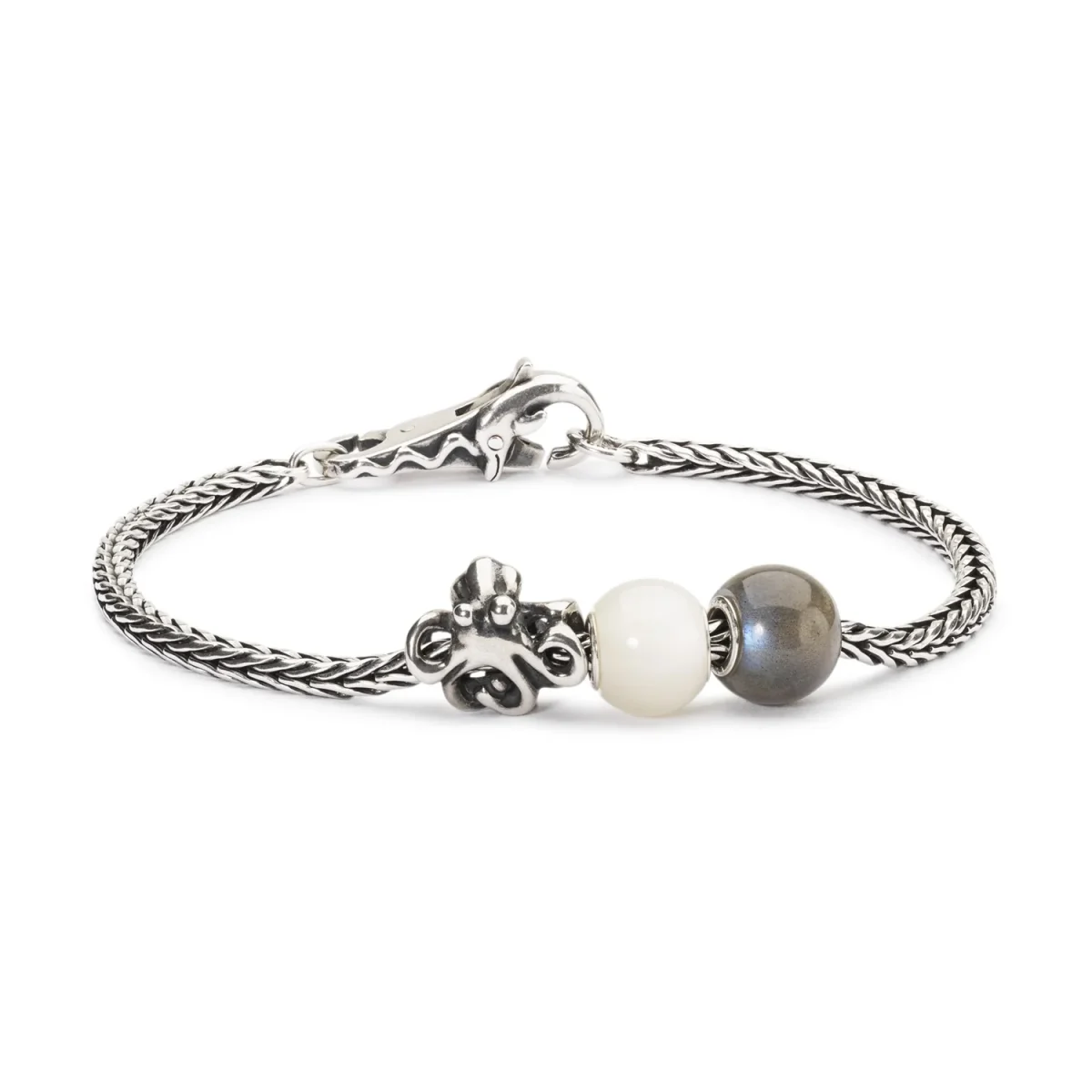 Trollbeads - Pietra di Luna Bianca Rotonda - immagine 3