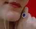 anello con zaffiro