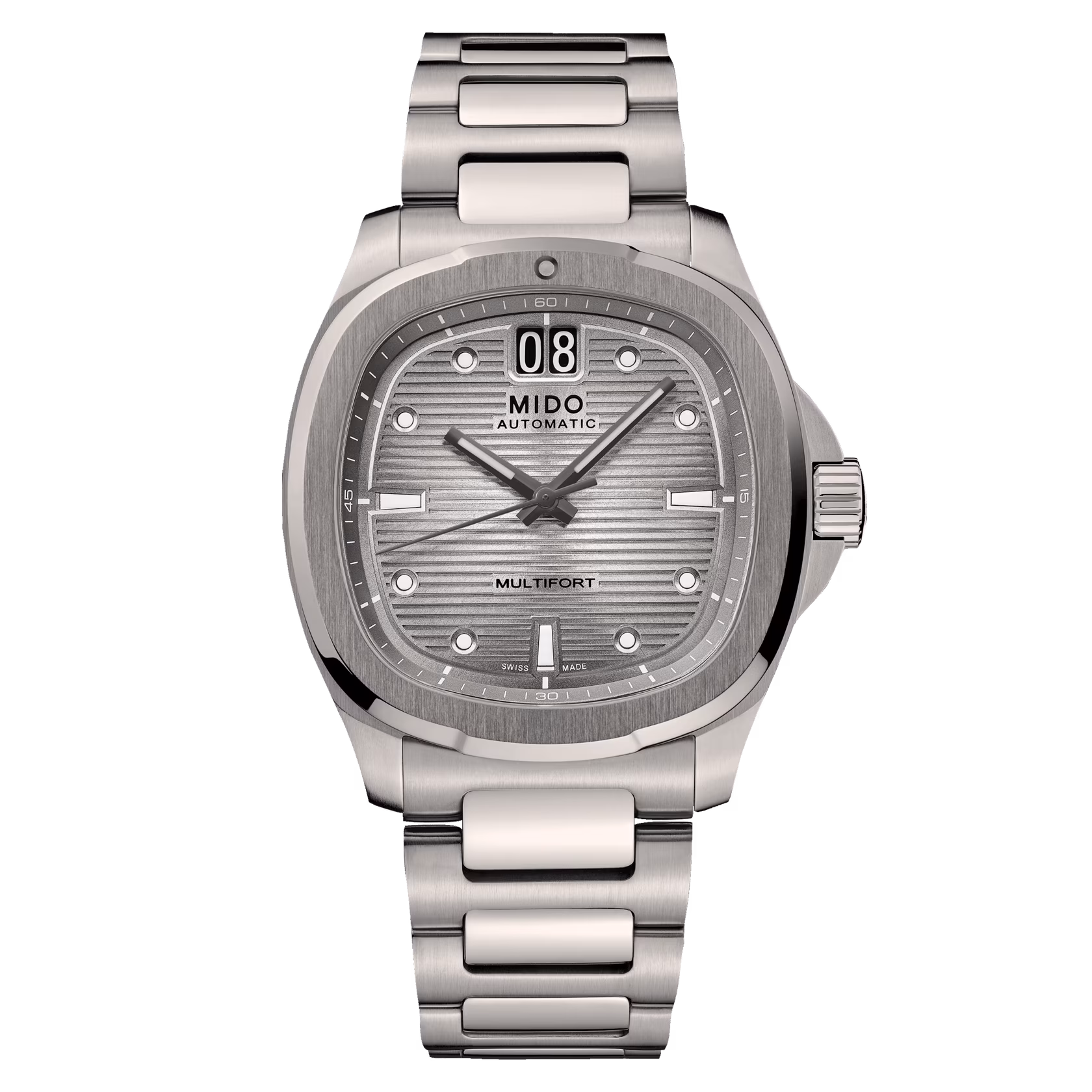 M049.526.44.081.00_0_front_1 Mido - Orologio Multifort TV Big Date Titanio - immagine 1