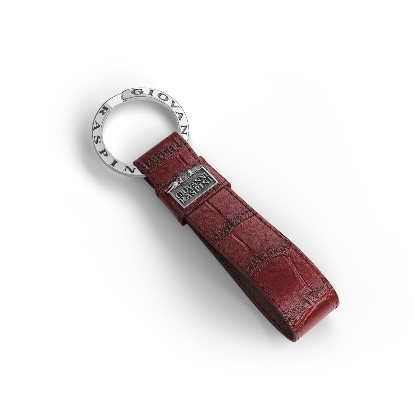 6L0021C02L03000_B_01 Giovanni Raspini - Portachiavi Pelle Croco - immagine 1