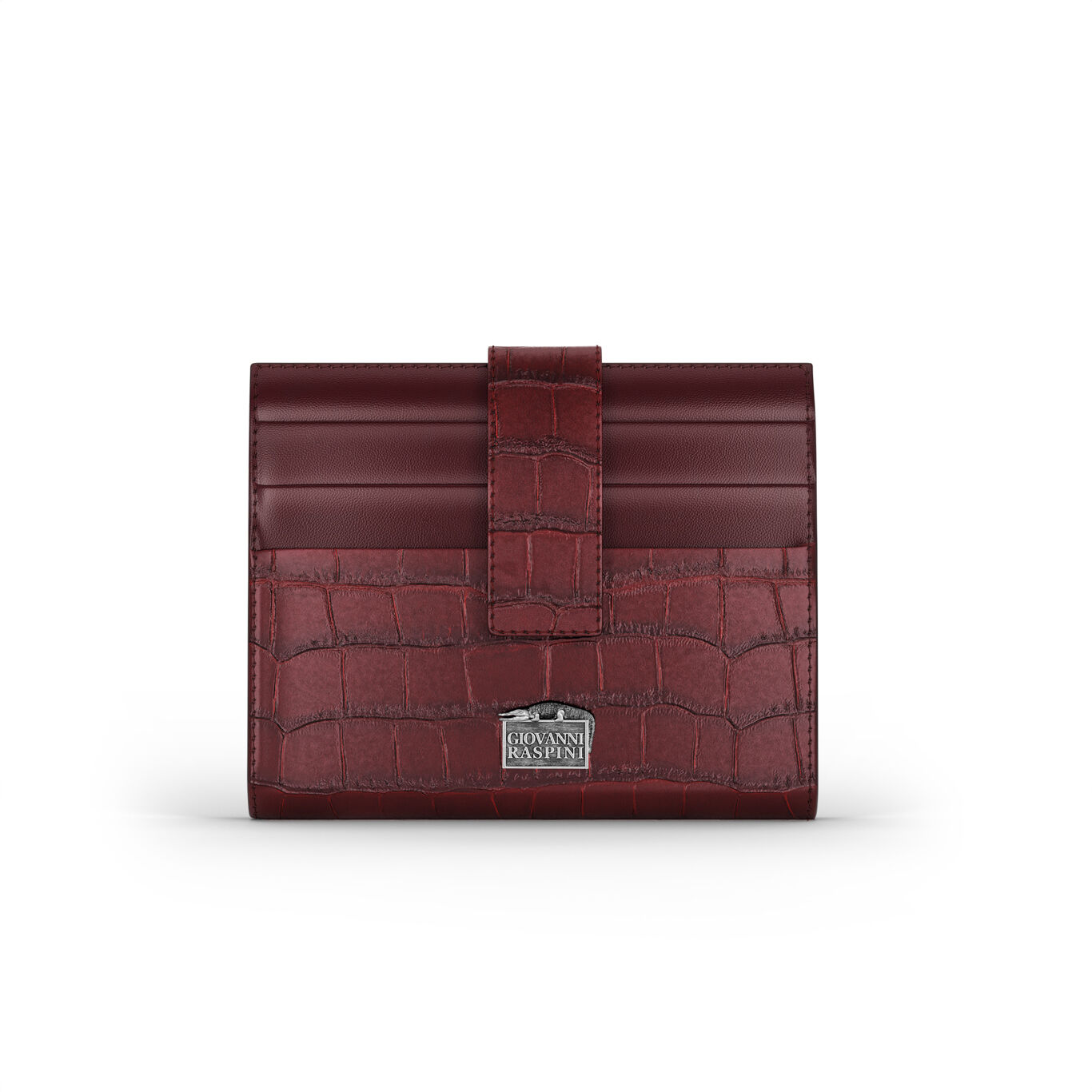 6L0025C02L03000_B_01 Giovanni Raspini - Portafoglio Portacarte Pelle Croco - immagine 1