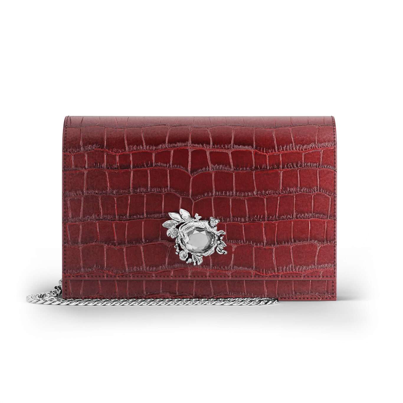 6L0027C02L03000_B_01 Giovanni Raspini - Pochette Jungle Pelle Croco - immagine 1