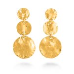 orecchini pendenti giovanni raspini bronzo dorato