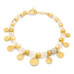 collana giovanni raspini bronzo e cristallo di rocca