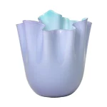 Venini - Vaso Fazzoletto Small Lilla Menta