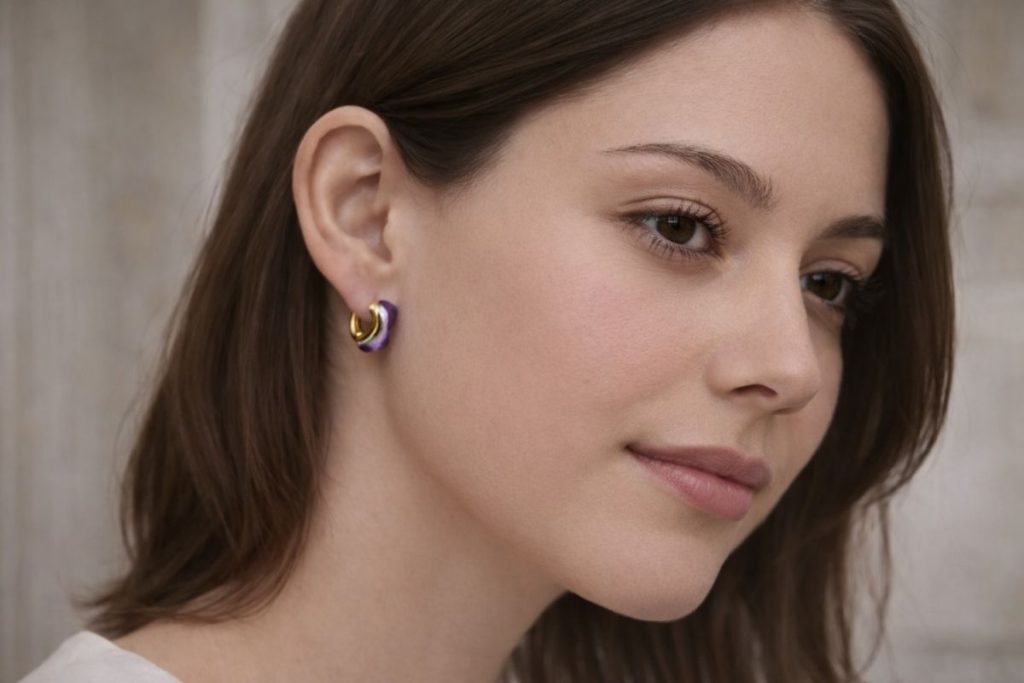 orecchini con ametiste