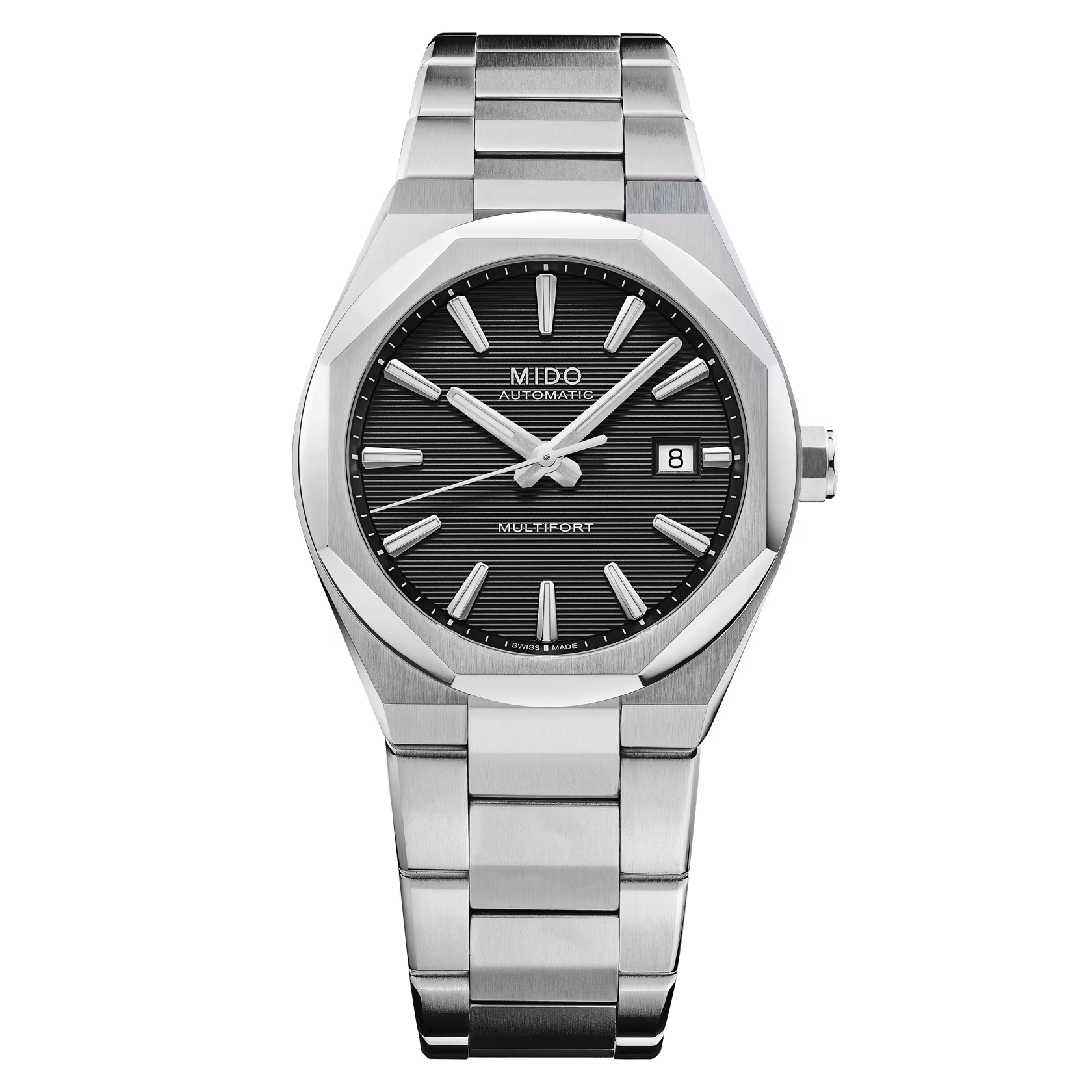 M055.507.11.051.00_0_front_1 Mido - Orologio Multifort 8 One Crown Black - immagine 1
