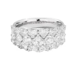 Recarlo - Anello fascia pavé seta