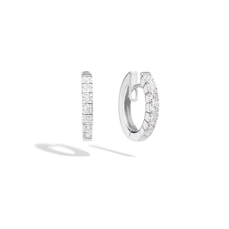 -art57361-iw7mj5 Recarlo - Orecchini a cerchio Face Cube - immagine 1