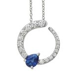 Valentina Callegher - Collana Zaffiro e Diamanti 11176*SGOZF