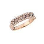 Valentina Callegher - Anello Rosette Diamanti Brown 6403/2*BWRO