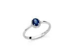 Miluna - Anello Zaffiro e Diamanti LID3266