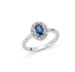 Miluna - Anello Zaffiro e Diamanti LID3937
